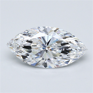 Picture of Natural Diamond 3.80 Carats, Marquise with  Cut, D Color, VVS1 Clarity and Certified by GIA