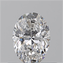 Diamante Natural 0.50 quilates, Ovalado , Color E, claridad VS2 y certificado GIA