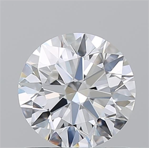Picture of Natural Diamond 1.01 Carats, Round with Excellent Cut, E Color, VVS1 Clarity and Certified by GIA