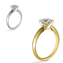 Picture of Classic solitaire engagement ring settings