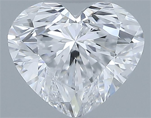 Picture of Natural Diamond 0.40 Carats, Heart with  Cut, D Color, VS1 Clarity and Certified by GIA