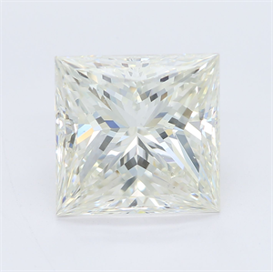 Foto Diamante Natural 5.00 quilates, Princesa , Color I, claridad VS2 y certificado GIA de