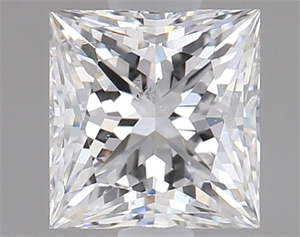 Foto Diamante Natural 0.94 quilates, Princesa , Color H, claridad SI2 y certificado GIA de