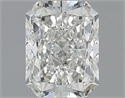 Natural Diamond 1.70 Carats, Radiant with  Cut, I Color, SI1 Clarity and Certified by GIA