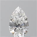 Natural Diamond 0.73 Carats, Pear with  Cut, F Color, SI1 Clarity and Certified by GIA