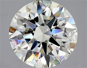 Picture of Natural Diamond 3.01 Carats, Round with Excellent Cut, J Color, VVS1 Clarity and Certified by HRD