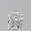 Natural Diamond 0.71 Carats, Radiant with  Cut, D Color, VVS1 Clarity and Certified by GIA