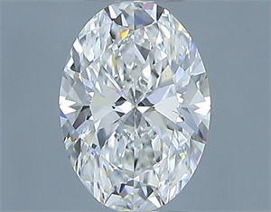 Foto Diamante Natural 0.53 quilates, Ovalado , Color G, claridad SI1 y certificado GIA de