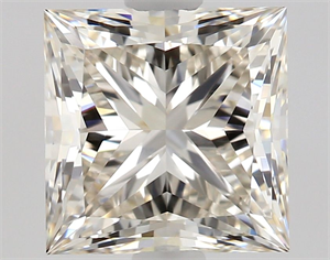 Picture of Natural Diamond 1.58 Carats, Princess with  Cut, K Color, VVS2 Clarity and Certified by GIA
