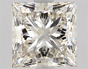 Picture of Natural Diamond 1.58 Carats, Princess with  Cut, K Color, VVS2 Clarity and Certified by GIA
