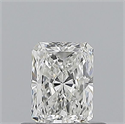 Natural Diamond 0.50 Carats, Radiant with  Cut, G Color, VVS1 Clarity and Certified by GIA