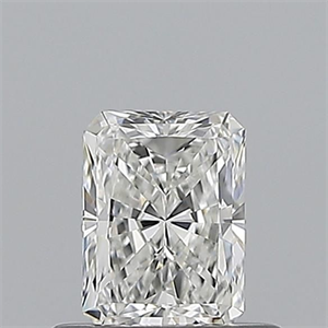 Picture of Natural Diamond 0.50 Carats, Radiant with  Cut, G Color, VVS1 Clarity and Certified by GIA