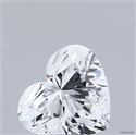 Natural Diamond 2.16 Carats, Heart with  Cut, D Color, VVS2 Clarity and Certified by GIA