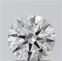 Natural Diamond 1.00 Carats, Round with Very Good Cut, D Color, I1 Clarity and Certified by GIA