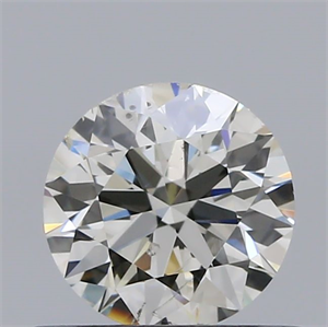 Picture of Natural Diamond 0.50 Carats, Round with Excellent Cut, H Color, SI1 Clarity and Certified by IGI