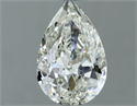 Natural Diamond 0.60 Carats, Pear with  Cut, H Color, VVS1 Clarity and Certified by IGI