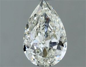 Picture of Natural Diamond 0.60 Carats, Pear with  Cut, H Color, VVS1 Clarity and Certified by IGI