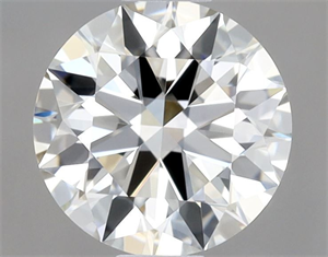 Picture of Natural Diamond 0.70 Carats, Round with Excellent Cut, J Color, VVS1 Clarity and Certified by GIA
