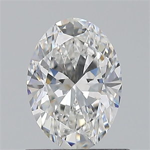Picture of Natural Diamond 0.60 Carats, Oval with  Cut, E Color, VVS2 Clarity and Certified by GIA