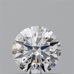 Picture of Natural Diamond 0.45 Carats, Round with Excellent Cut, H Color, VVS1 Clarity and Certified by GIA