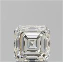 Natural Diamond 1.70 Carats, Asscher with  Cut, J Color, VS2 Clarity and Certified by GIA