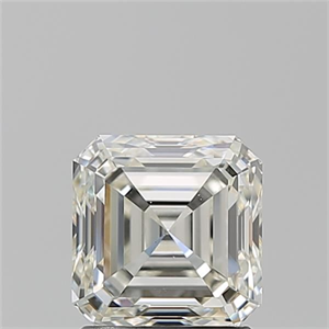Picture of Natural Diamond 1.70 Carats, Asscher with  Cut, J Color, VS2 Clarity and Certified by GIA