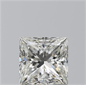 Diamante Natural 1.09 quilates, Princesa , Color J, claridad VVS2 y certificado GIA