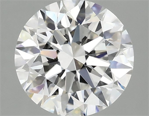 Picture of Lab Grown Diamond 2.09 Carats, Round with Ideal Cut, D Color, VVS2 Clarity and Certified by IGI