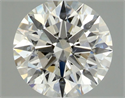Natural Diamond 0.72 Carats, Round with Excellent Cut, I Color, SI2 Clarity and Certified by GIA