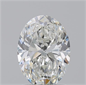 Diamante Natural 1.21 quilates, Ovalado , Color H, claridad IF y certificado GIA