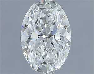 Picture of Natural Diamond 0.61 Carats, Oval with  Cut, H Color, IF Clarity and Certified by IGI