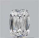 Natural Diamond 0.52 Carats, Cushion with  Cut, E Color, VVS2 Clarity and Certified by GIA