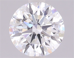 Picture of Lab Grown Diamond 1.73 Carats, Round with Very Good Cut, D Color, VVS1 Clarity and Certified by GIA