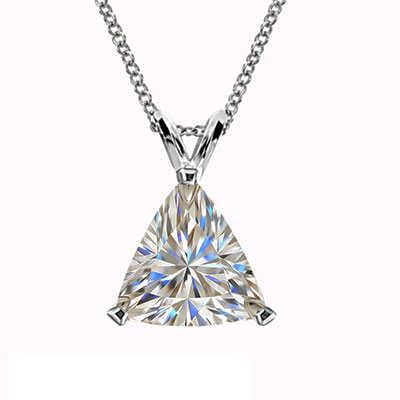 Triangle Diamonds, solitaire pendant-Settings.