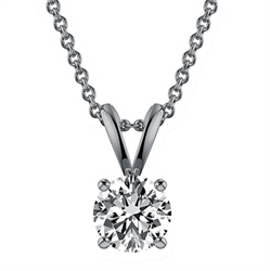 Picture of Solitaire pendant for Round diamonds