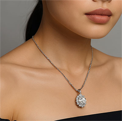 Picture of Cluster pendant for all stone shapes