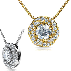 Picture of The Spinner pendant for round diamonds 