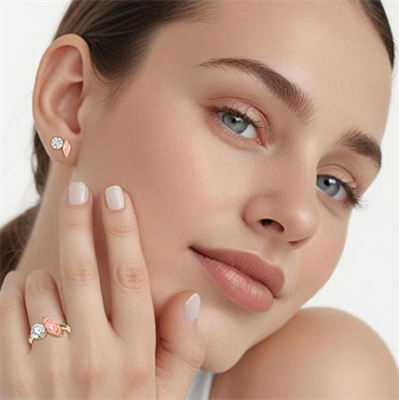 Toi Et Moi anniversary or engagement ring, pink lab Marquise diamond  1 carat is included. Choose a 1Ct round or any other shape!