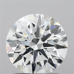 Picture of Lab Grown Diamond 1.08 Carats, Round with Ideal Cut, D Color, VVS2 Clarity and Certified by IGI