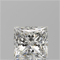 Natural Diamond 1.02 Carats, Princess with  Cut, H Color, VVS1 Clarity and Certified by GIA