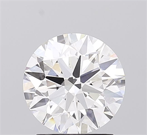 Picture of Lab Grown Diamond 1.74 Carats, Round with Ideal Cut, E Color, VS2 Clarity and Certified by IGI