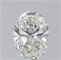 Natural Diamond 1.50 Carats, Oval with  Cut, H Color, VS2 Clarity and Certified by GIA