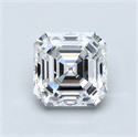 Natural Diamond 5.02 Carats, Asscher with  Cut, F Color, VS1 Clarity and Certified by GIA