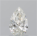 Natural Diamond 0.79 Carats, Pear with  Cut, I Color, VVS1 Clarity and Certified by GIA