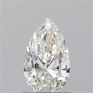 Picture of Natural Diamond 0.79 Carats, Pear with  Cut, I Color, VVS1 Clarity and Certified by GIA