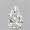 Diamante Natural 0.79 quilates, De pera , Color I, claridad VVS1 y certificado GIA
