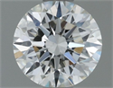 Natural Diamond 0.50 Carats, Round with Excellent Cut, H Color, VVS2 Clarity and Certified by IGI