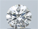 Natural Diamond 0.70 Carats, Round with Excellent Cut, J Color, VVS1 Clarity and Certified by GIA