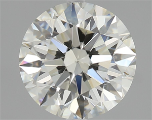 Picture of Natural Diamond 2.02 Carats, Round with Excellent Cut, L Color, VS2 Clarity and Certified by GIA