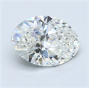 Diamante Natural 6.01 quilates, Ovalado , Color H, claridad SI1 y certificado GIA